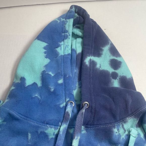 BNWT ACDC FOR THOSE ABOUT TO ROCK UK TOUR 1982 TIE DYE HOODIE MENS/UNISEX L/XL - Picture 11 of 16